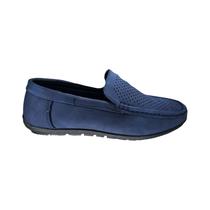 Mocassins e sapatos casuais clássicos para homens, azul, tamanho 41