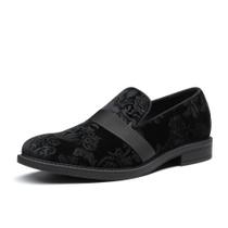 Mocassins Masculinos Bruno Marc em Veludo Preto Tamanho 8 Mocassins Masculinos Bruno Marc em Veludo Preto Tamanho 8