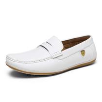 Mocassins Masculinos Bruno Marc para Condução Bush Branco Mocassins Masculinos Bruno Marc para Condução Bush Branco