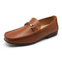 Mocassins Masculinos Bruno Marc Slip-On Marrom Tamanho 9,5