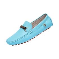 Mocassins Masculinos De Couro PU Branco, Slip-On, Feitos À Mão, Casuais, Confortáveis Para Dirigir