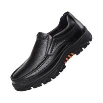Mocassins Masculinos Em Couro Legítimo Preto E Marrom, Sapatos Casuais Em Couro Macio Com Sola Mocassins Masculinos Em Couro Legítimo Preto E Marrom, Sapatos Casuais Em Couro Macio Com Sola