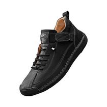 Mocassins Masculinos Feitos À Mão Em Couro, Respiráveis, Casuais, Estilo Slip-on, Tamanho Grande.