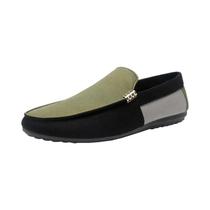 Mocassins Masculinos Grandes Com Blocos De Cores E Patchwork Sapatos Casuais Modernos De Mocassins Masculinos Grandes Com Blocos De Cores E Patchwork Sapatos Casuais Modernos De