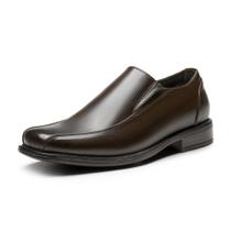 Mocassins Sociais Masculinos Bruno Marc Marrom Escuro Tamanho 11W