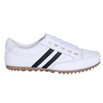 Mocatênis Feminino em Couro Legítimo Cor Branco Mod.103 - Izabela Araújo Mocatênis Feminino em Couro Legítimo Cor Branco Mod.103 - Izabela Araújo