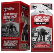 Mocha de café Energy Shots VITAL 4U Screamin Energy Max Hit