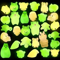Mochi Animal Toys Outee Glow in The Dark, 30 peças de presentes de Páscoa Mochi Animal Toys Outee Glow in The Dark, 30 peças de presentes de Páscoa