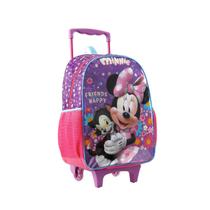 Mochila 14 Polegadas Infantil De Rodinha Escolar Minnie Disney