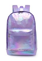 Mochila 14L Escolar Faculdade Holográfica Resistente Yupe
