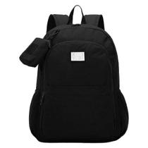 MOCHILA 16 TRENDY - 14415 - PRETO Preta MOCHILA 16 TRENDY - 14415 - PRETO Preta