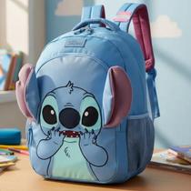 MOCHILA 18 STITCH AZUL PELUCIADA 15 LITROS Ref. MS50061SC MOCHILA 18 STITCH AZUL PELUCIADA 15 LITROS Ref. MS50061SC