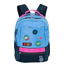 Mochila 2 Compartimentos Paul Frank Casual Patches - Azul Mochila 2 Compartimentos Paul Frank Casual Patches - Azul