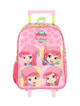 Mochila 2 Em 1 Rodas Costas Moranguinho Oficial IC41152