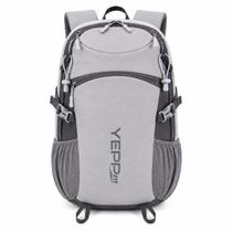 Mochila 24L Esportiva Leve Resistente Academia Camping Trilha Viagem com Apito Cor Preto Mochila 24L Esportiva Leve Resistente Academia Camping Trilha Viagem com Apito Cor Preto