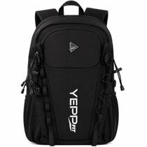 Mochila 24L Leve Resistente Academia Trilha Viagem com Apito Cor:Azul