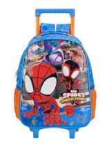 Mochila 2em1 Rodas Costas Escolar Infantil Spidey Marvel
