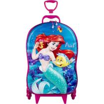 Mochila 3D De Rodinha Princesa Ariel