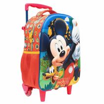 Mochila 3D de Rodinhas Infantil - Disney - Mickey Mouse Y - Xeryus