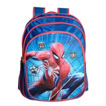 Mochila 3D Homem Aranha de Costas Importada com 4 Zíperes