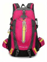 Mochila 40L Impermeável para Trilha Longa Viagem Camping Nylon com Suporte Lombar - Mochila 40L Impermeável para Trilha Longa Viagem Camping Nylon com Suporte Lombar -
