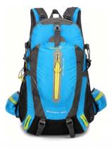 Mochila 40L Impermeável para Trilha Longa Viagem Camping Nylon com Suporte Lombar - Mochila 40L Impermeável para Trilha Longa Viagem Camping Nylon com Suporte Lombar -
