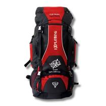 Mochila 70 Litros Para Camping E Trekking Acampamento Trilha Espaçosa MC3102 Impermeável Resistente Clio Style Pesca Bagagem