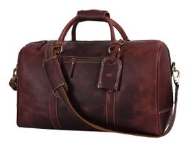 Mochila Aaron Leather 30L em Nogueira - Para Homens e Mulheres Mochila Aaron Leather 30L em Nogueira - Para Homens e Mulheres