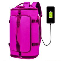 Mochila Academia Treino Bagagem Viagem C Bolso Impermeavel Varias Cores Mochila Academia Treino Bagagem Viagem C Bolso Impermeavel Varias Cores