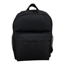 Mochila Academia Treino Bolsa Esportiva Escolar Trabalho Unissex Resistente Preta 16L
