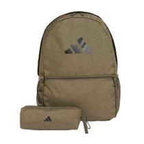 Mochila Adidas Classic Performance com Estojo 23 Litros Cor:Verde