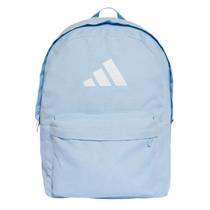 Mochila Adidas Clássica Unissex IS7054 Azul Claro/Branco