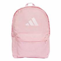 Mochila Adidas Clássica Unissex IS7056 ROSA CLARO/BRANCO