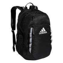 Mochila adidas Excel 6 preta/branca 3 listras Webbing