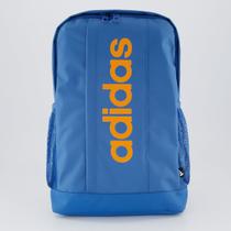 Mochila Adidas Linear Juvenil Azul e Laranja Mochila Adidas Linear Juvenil Azul e Laranja