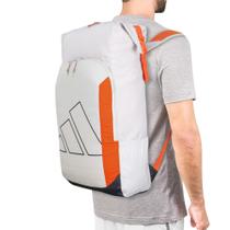 Mochila Adidas Multigame 3.3 Cinza e Laranja