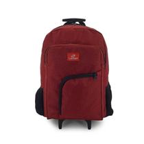 Mochila Adulta Notebook 15 Executiva Rodinha Vermelho Mescla