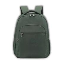 Mochila Adulto e Juvenil com 4 Compartimentos Poliéster Verde Militar JUMPER