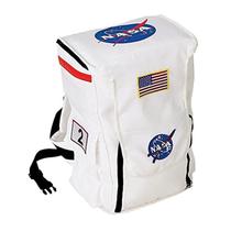 Mochila Aeromax Jr. Astronauta branco com adesivos da NASA