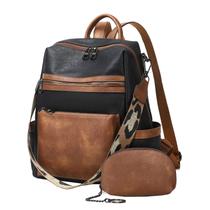 Mochila AGLOD Couro Feminina - Resistente à Água