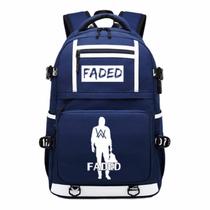 Mochila Alans Walkers Cartoon Kids School Anime 30x15x48cm