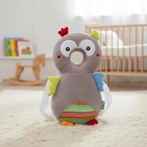 Mochila Almofada Protetor de Cabeça e Costas Bebê Anti Queda Segurança Infantil Pelúcia