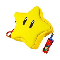 Mochila Amarela Super Mario Star Para Crianças Com Design De Olhos Grandes Bolsa Crossbody Fashion