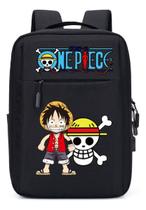 Mochila Anime One Piece Backpack For Estudante Escolar Usb
