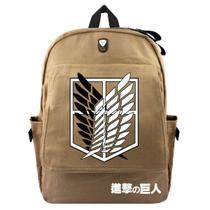 Mochila Anime School Attack on Titan para crianças