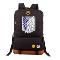 Mochila Anime School Attack Ons Titans para crianças