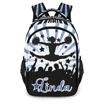 Mochila Anneunique Custom Cheerleaders Blue para acampar e caminhar
