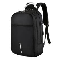 Mochila Anti Furto Notebook Senha Impermeável Saida Cabo Aux