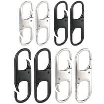 Mochila anti-roubo com zíper e fechadura com zíper, 8 peças, 2 tamanhos