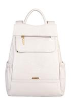 Mochila antifurto de couro croco feminina Suelen -